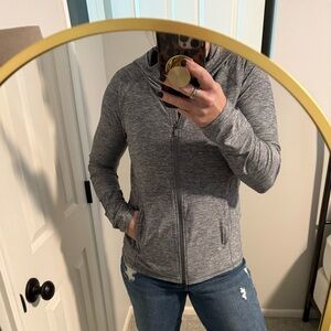 Athleta Heather Gray Activewear Jacket